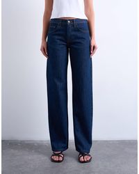 TOPSHOP - Ember Low Rise Straight Leg Jean - Lyst