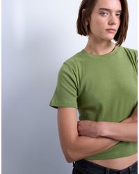 TOPSHOP - Everyday - t-shirt effet rétréci - Lyst