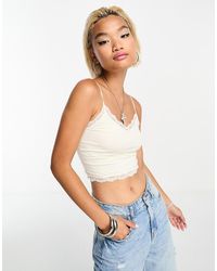 ONLY - Naadloze Cami Van Kant - Lyst