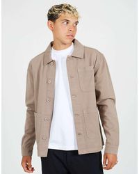 Brave Soul - Button-Through Cotton Shacket - Lyst