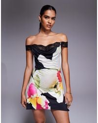 I.AM.GIA - I.am. gia – theodora – superweiches, anschmiegsames bardot-minikleid - Lyst