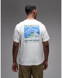 The North Face - Mountain Scribble Backprint T-Shirt - Lyst