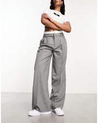 Stradivarius - Tailored Pants With Boxer Waistband - Lyst