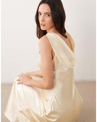 True Decadence - Cowl-Back Maxi Dress - Lyst