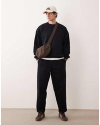 Only & Sons - Joggers Negros De Corte Suelto De -Verde - Lyst