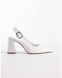 ASOS - Surrey Slingback Mid Block Heels - Lyst