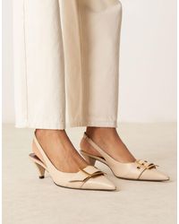 ASOS - Stellar Buckle Detail Kitten Heels - Lyst