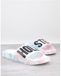 mens hollister flip flops