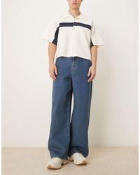 ASOS - Super baggy Jeans With Twisted Seams - Lyst