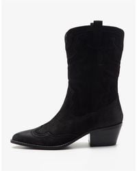 OFF THE HOOK - Soho Knee Leather Cowboy Boots - Lyst