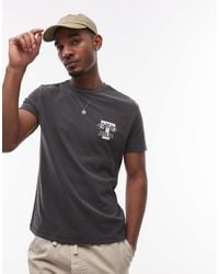 Tommy Hilfiger - Varsity Chest Logo T-shirt - Lyst