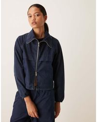 Calvin Klein - Denim Nylon Jacket Co-Ord - Lyst