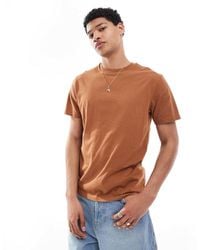 ASOS - Basic T-Shirt Met Ronde Hals - Lyst