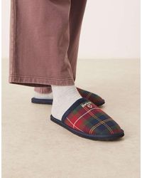 Barbour - Everitt Tartan Mule Slipper - Lyst