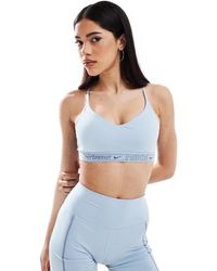 Nike - – gym life swoosh indy dri-fit – sport-bh - Lyst