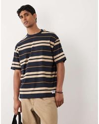 HUGO - Nivarsi Loose Fit Striped T-shirt - Lyst