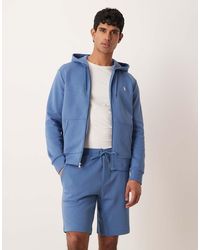 Polo Ralph Lauren - Co-ord Icon Logo Double Knit Tech Shorts - Lyst
