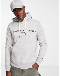 Tommy Hilfiger - Embroidered Flag Logo Hoodie - Lyst