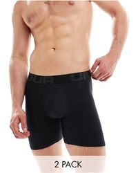 Under Armour - Tech 2 Pack 6 Inch Boxers - Lyst