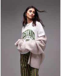 TOPSHOP - Graphic Positano Premium Basic Tee - Lyst