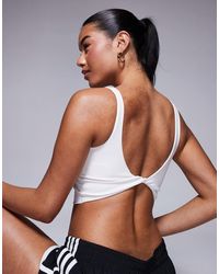 adidas Originals - Adidas Training Optime Power Back Twist Tank - Lyst