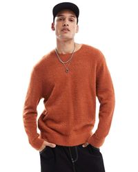 Vans - Solid Crew-Neck Cotton Sweatshirt - Lyst