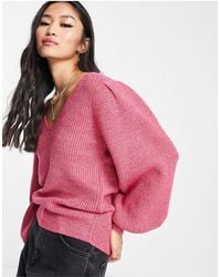 Y.A.S - . Isma Volume Sleeve Ribbed Jumper - Lyst