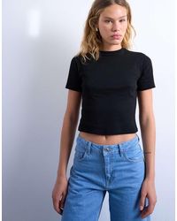 TOPSHOP - Shrunken Everyday Tee - Lyst