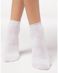 Calzedonia - Cotton Bandless Short Socks - Lyst