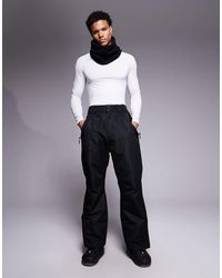 Threadbare - Pantaloni Da Sci Neri - Lyst
