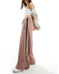 Fred Perry - Wide Leg Track Pants Trousers - Lyst