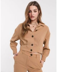 NA-KD Giacca con bottoni beige - Neutro