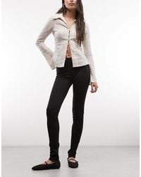 Monki - Pull On Tailored Pants With Cotton Waistband Detail - Lyst