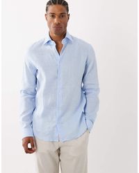 Mango - 100% Linen Relaxed Shirt - Lyst