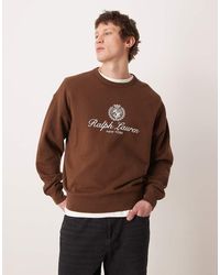 Polo Ralph Lauren - Large Icon Crest Logo Sweatshirt - Lyst