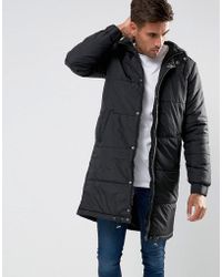 another influence longline quilted jacket