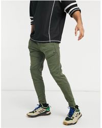 Pull\u0026Bear Cotton Relaxed Cargo Pants In Black for Men | Lyst Australia