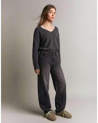Bershka - High-Waist Barrel Jeans - Lyst