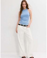 Stradivarius - Halterneck Bodysuit - Lyst