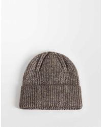ASOS - Knitted Beanie - Lyst