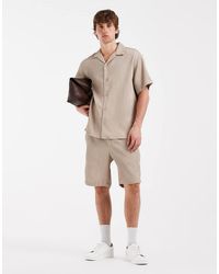 Jack & Jones - Co-ord Plisse Shorts - Lyst