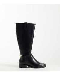 ASOS - Wide Fit Cecile Flat Riding Knee Boots - Lyst