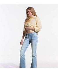 Bershka - Petite Low Rise Bootcut Jeans - Lyst