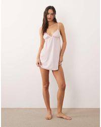 Boux Avenue - Kaya Satin Chemise - Lyst