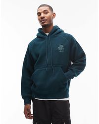 Carhartt - Helix - sweat à capuche oversize en polaire à enfiler - foncé - Lyst