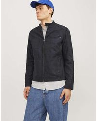 Jack & Jones - Synthetic Leather Jacket - Lyst