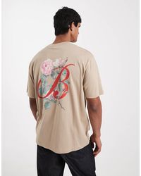 ASOS - Relaxed T-shirt With Digital Floral Graphic - Lyst