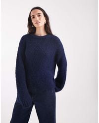 Pieces - Grob gestrickter pullover - Lyst