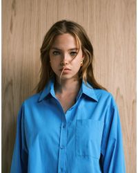 ASOS - Camisa Extragrande Con Puños Anchos De - Lyst