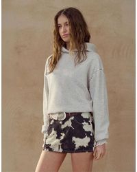 Pull&Bear - Cow Print Skort - Lyst